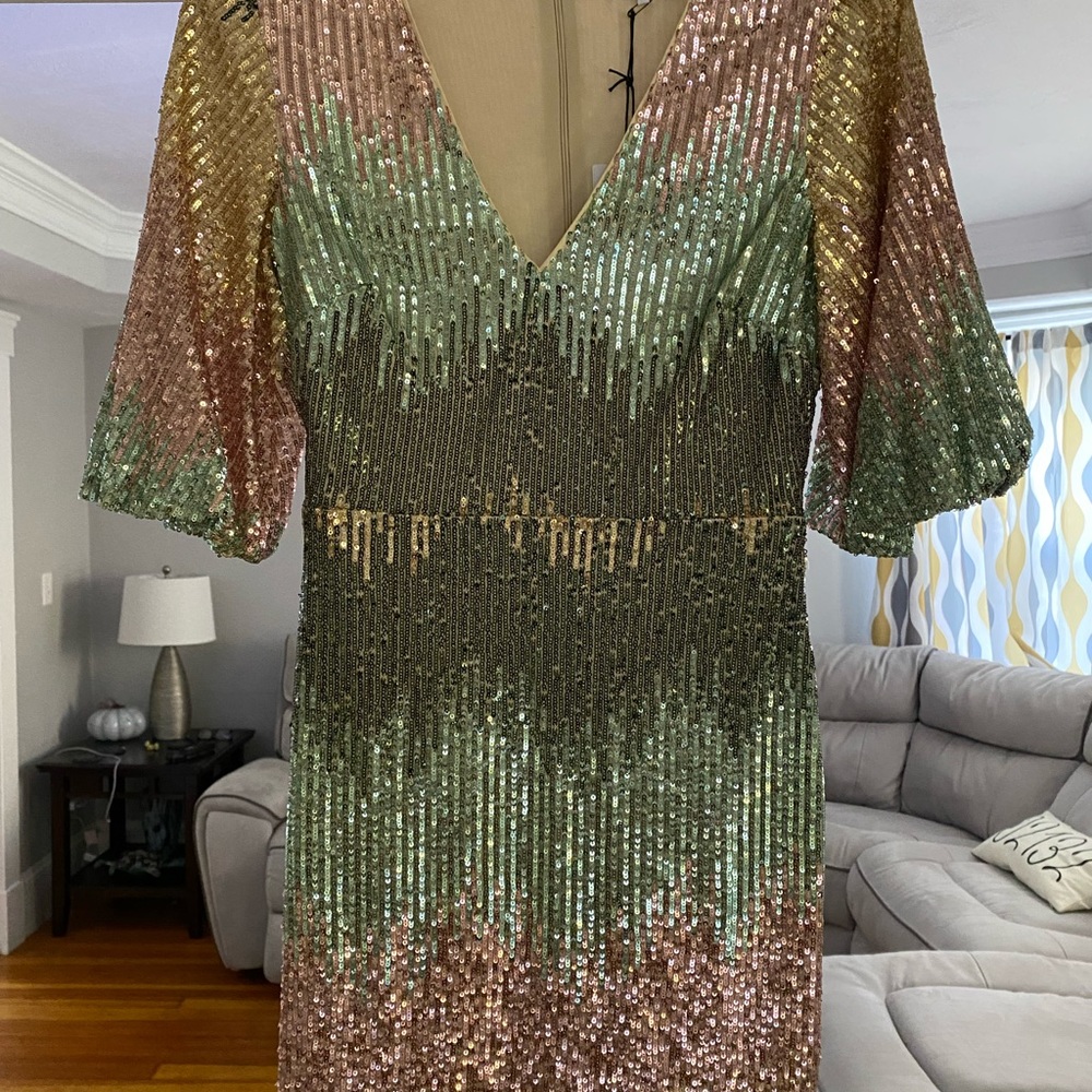 One33 Social Mint Multi cocktail dress